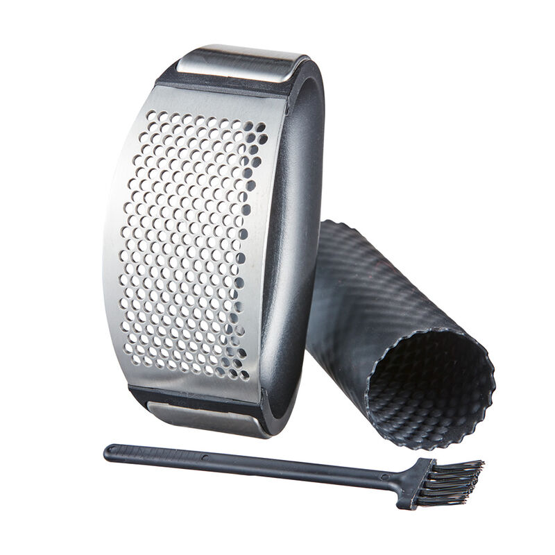 Knoblauchw�rfler-Set: Schnell und pr�zise viel Knoblauch sch�len und w�rfeln