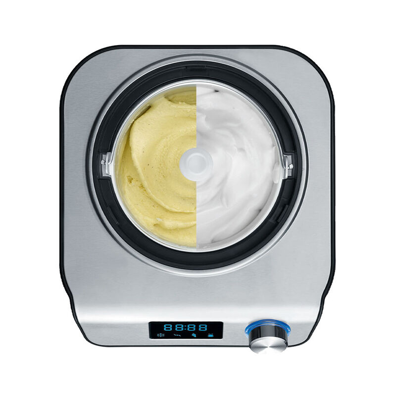 Kompakte 2-in-1 Eismaschine bereitet Eis und Joghurt Bild 2