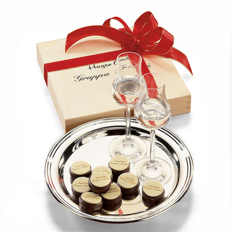 Einzigartige Grappa-Pralinen