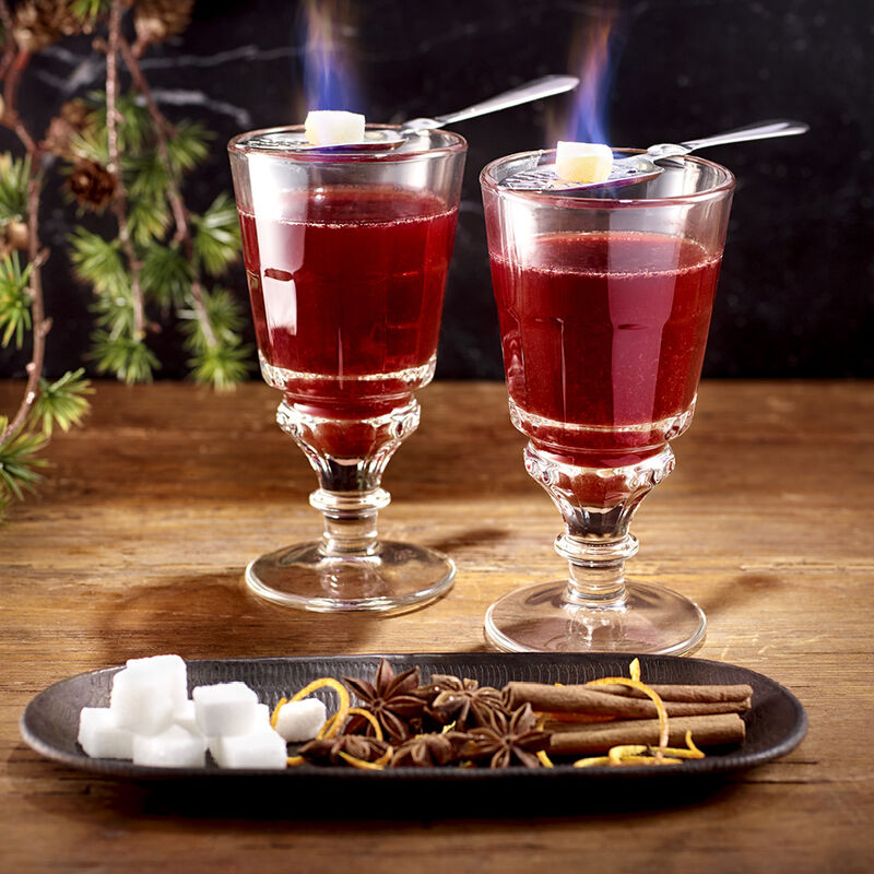 Eisbrecher Glas + L�ffel jeweils 2 St�ck
