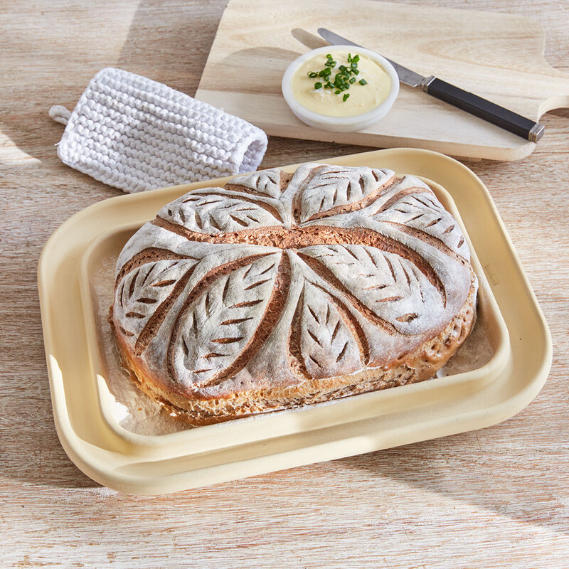 Patentierte Backplatte rechteckig: Knusprige Brote wie aus dem Holzbackofen Bild 3