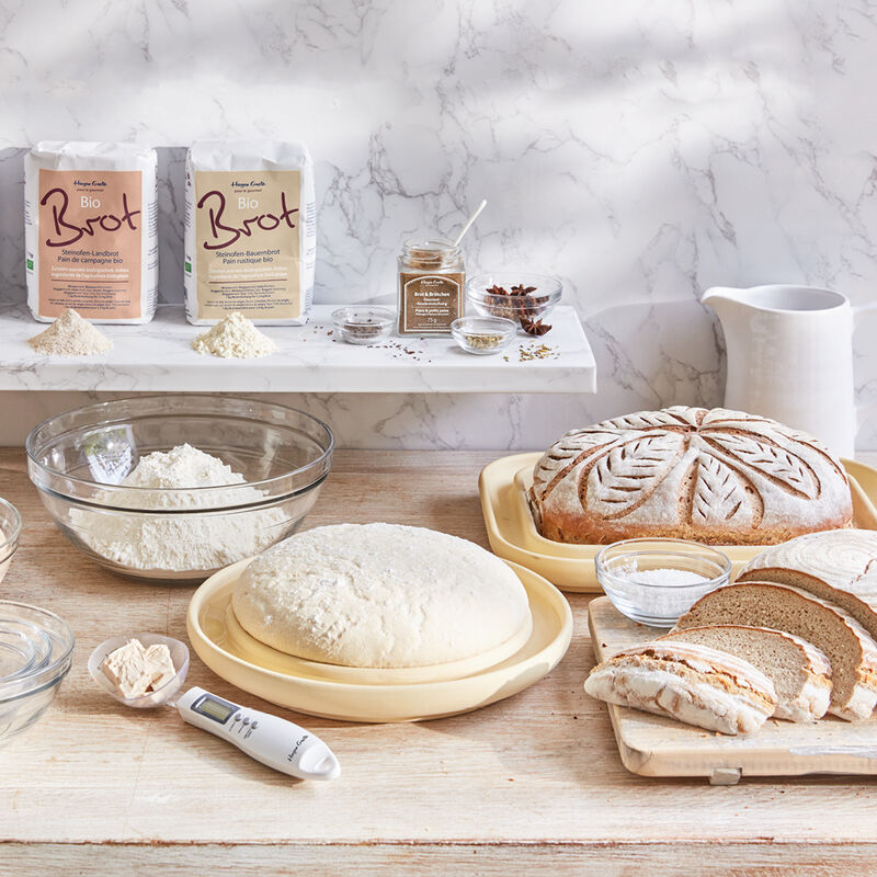 Patentierte Backplatte rechteckig: Knusprige Brote wie aus dem Holzbackofen Bild 4