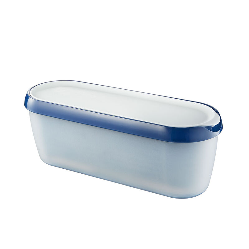  Speiseeisbeh�lter mit Deckel: 1,2 Liter Eis platzsparend lagern