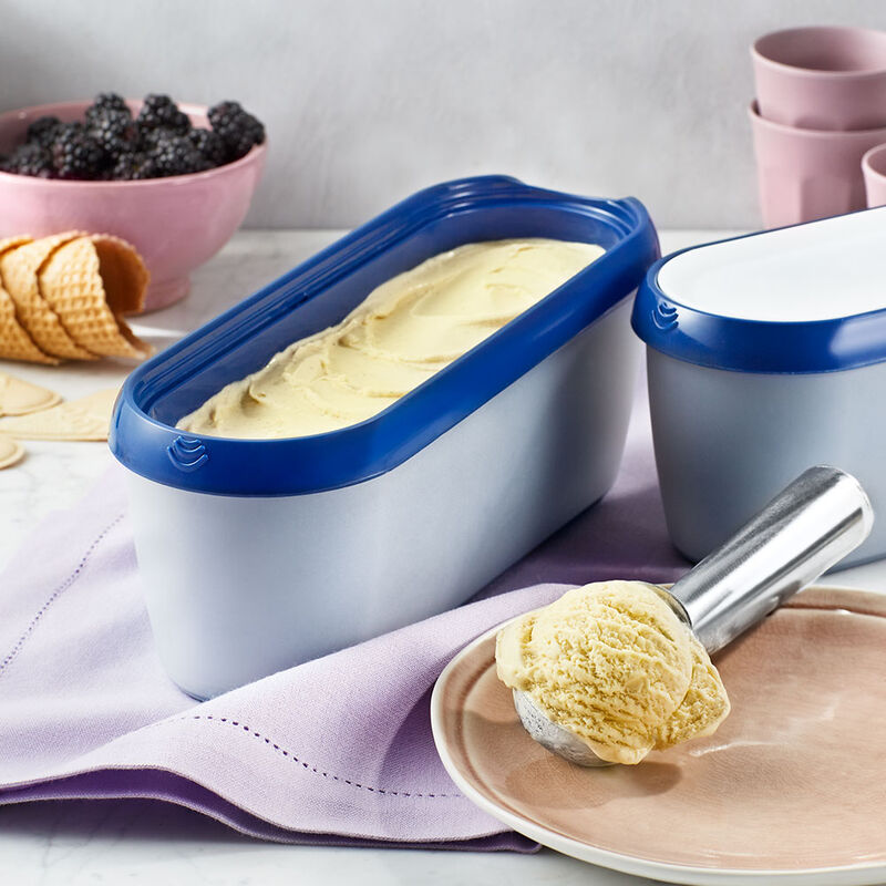  Speiseeisbeh�lter mit Deckel: 1,2 Liter Eis platzsparend lagern Bild 2