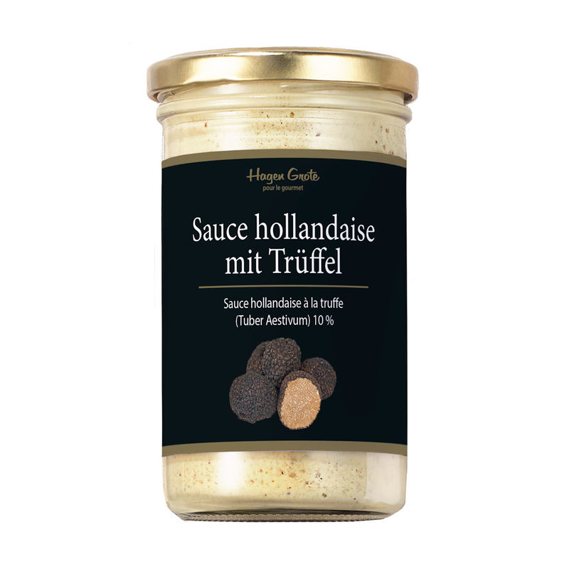 Edle Tr�ffel-Hollandaise mit 10 % feinem schwarzem Tr�ffel