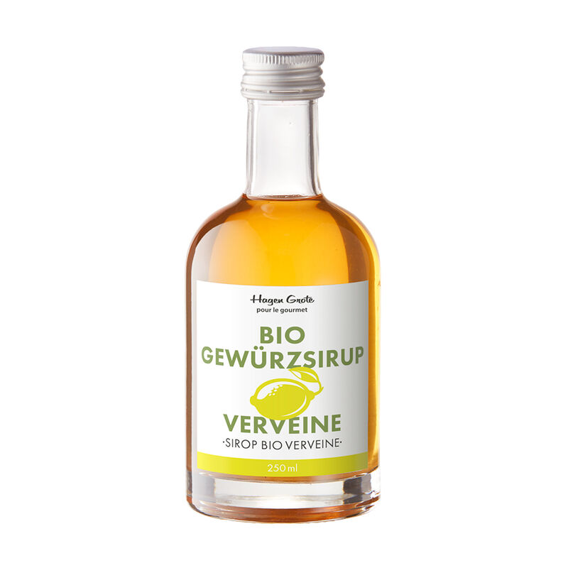 Hocharomatischer provenzalischer Verveine-Bio-Gew�rzsirup bereichert Getr�nke und Speisen