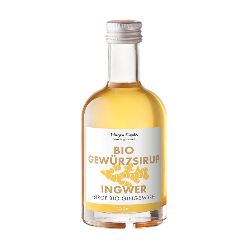 Hocharomatischer provenzalischer Ingwer-Bio-Gew�rzsirup bereichert Getr�nke und Speisen