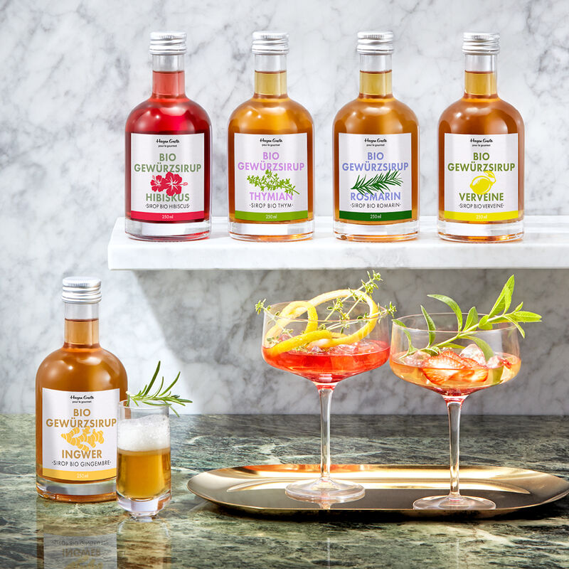 Hocharomatischer provenzalischer Ingwer-Bio-Gew�rzsirup bereichert Getr�nke und Speisen Bild 2