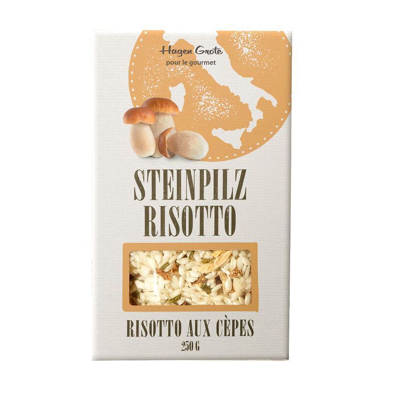 Feines Steinpilz-Risotto mit Premium Carnaroli-Reis