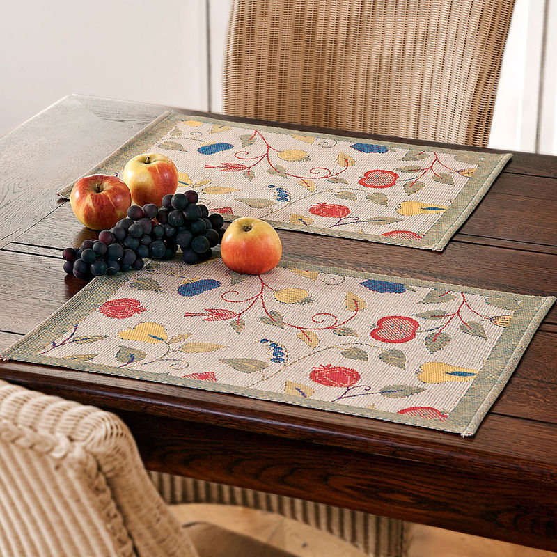 Tischsets: Beeindruckend farbfrisch, edle schwedische Sommertischw�sche