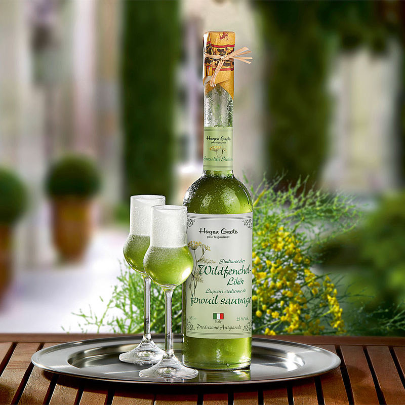 Gourmet-Rarit�t: Sizilianischer Wildfenchel-Lik�r