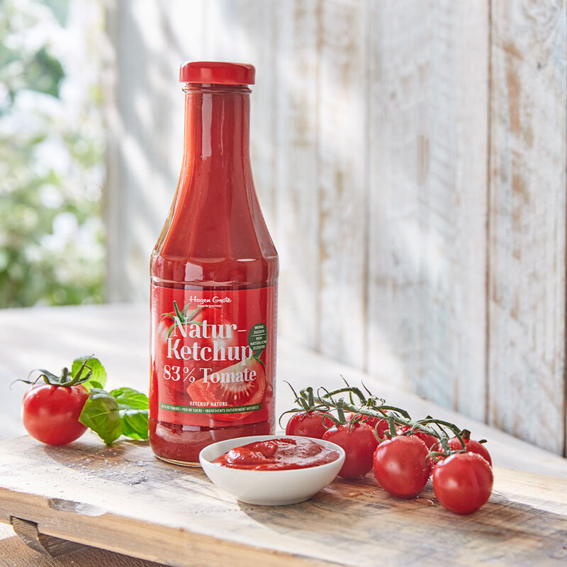 K�stlicher Naturketchup: 83 % Tomate, wenig Zucker, mit Gew�rzmischungen individuell aromatisieren Bild 2