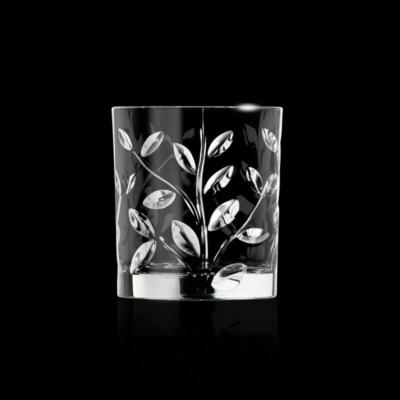  Klassische Wasser-Kristallgl�ser mit Bl�tterdekor f�r stilvollen Genuss Bild 2
