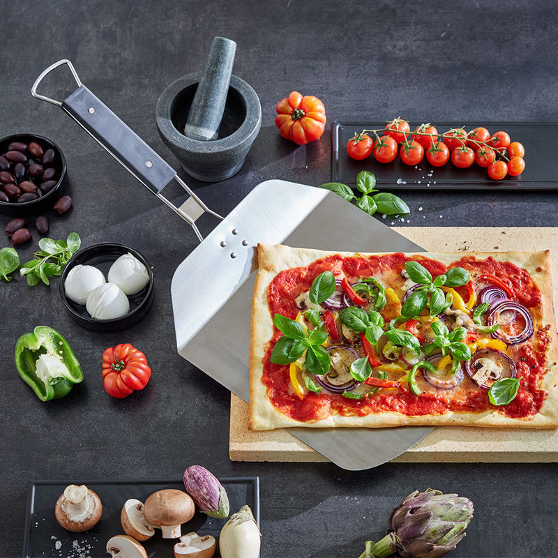 Gro�e Pizzaschaufel mit patentem Klappgriff Bild 3