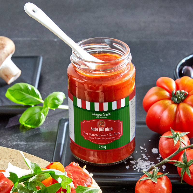 Sugo per Pizza nach neapolitanischen Rezept gilt als beste Pizza-Tomatensauce