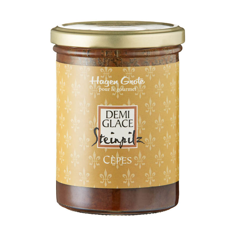 Steinpilz Demi Glace: Kraftsaucen-Konzentrat aromatisiert Saucen, Suppen, Ragouts