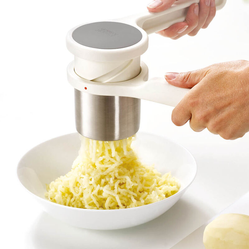 Mit einem Dreh kraftsparend Kartoffelbrei, Spaghetti-Eis pressen Bild 4