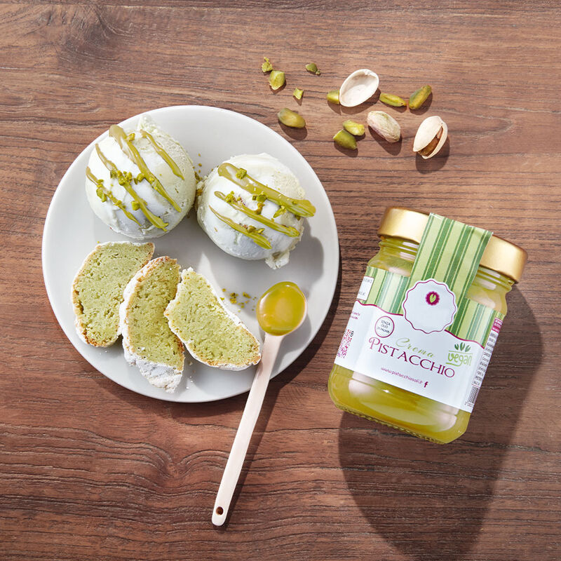 Aromatische sizilianische Pistaziencreme mit 55 % Pistazienanteil Bild 2