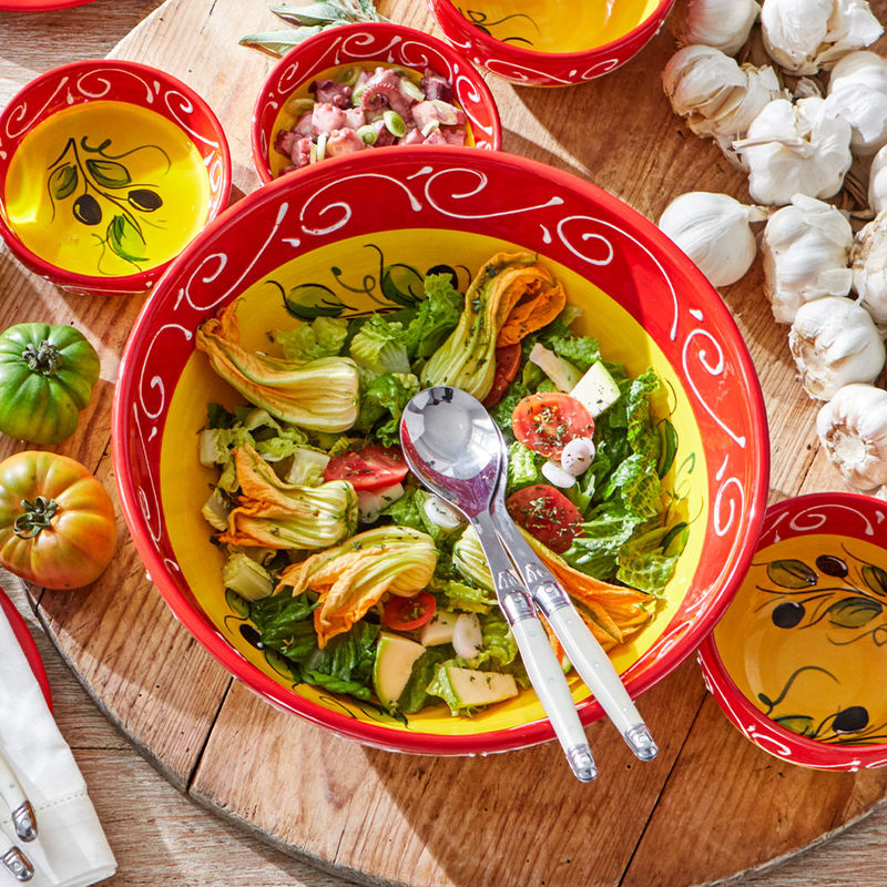 Handgemalte andalusische Salatschale aus C�rdoba