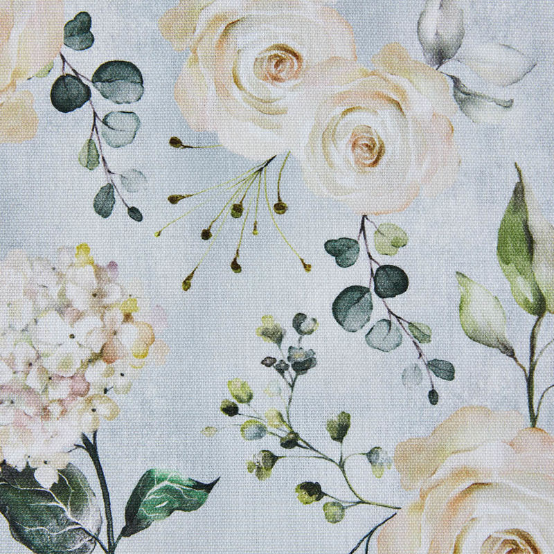 Festlicher Tischl�ufer mit farblich abgestimmtem Rosen-Arrangement Bild 2