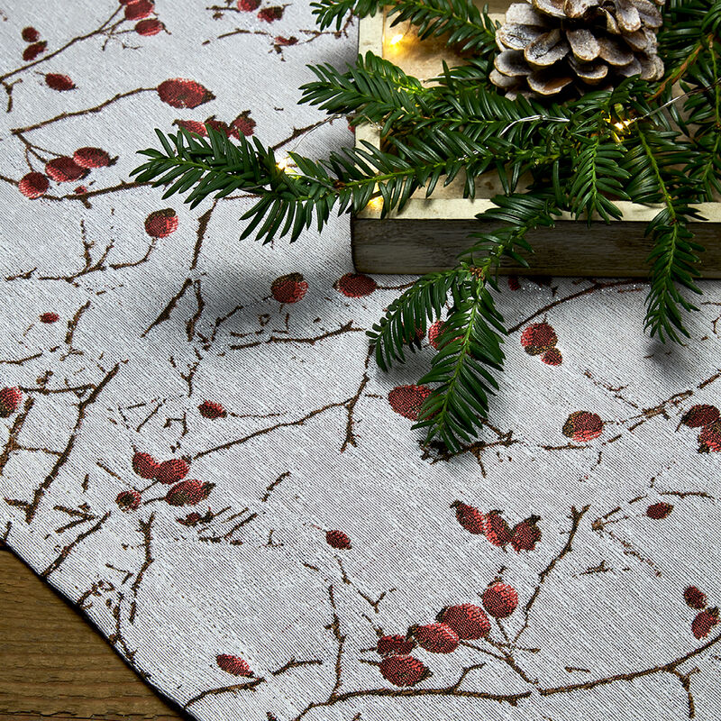 Harmonische Winter-Tischsets mit dezentem Glanzeffekt Bild 3