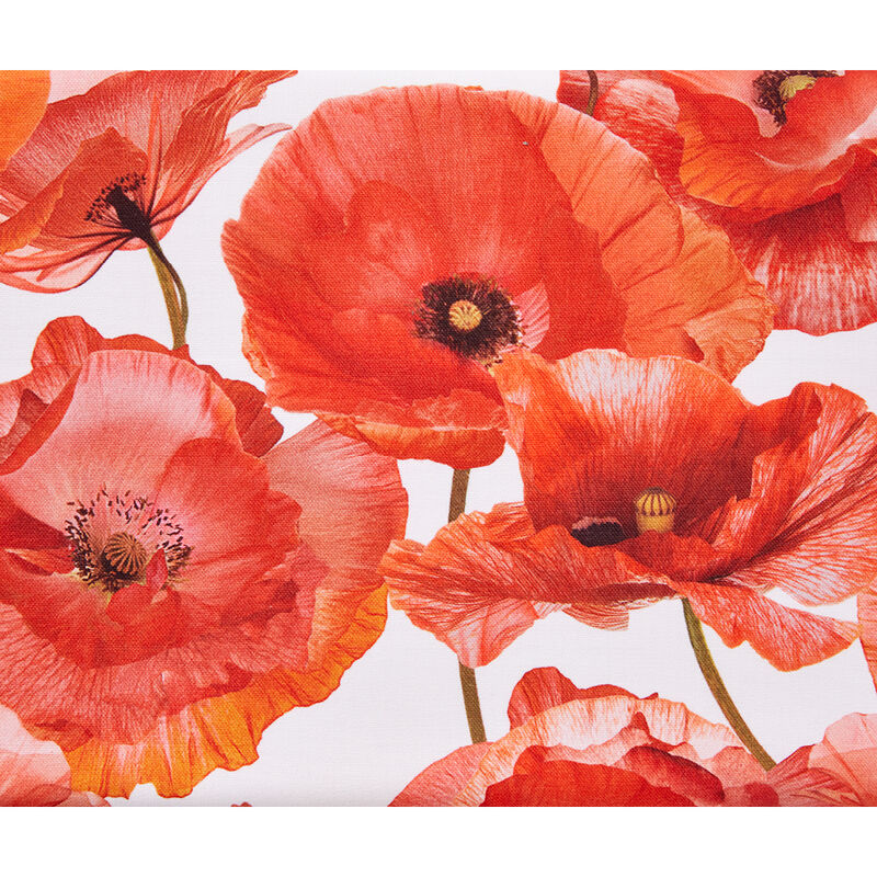 Tischl�ufer mit fr�hlichem Mohn-Dessin Bild 2