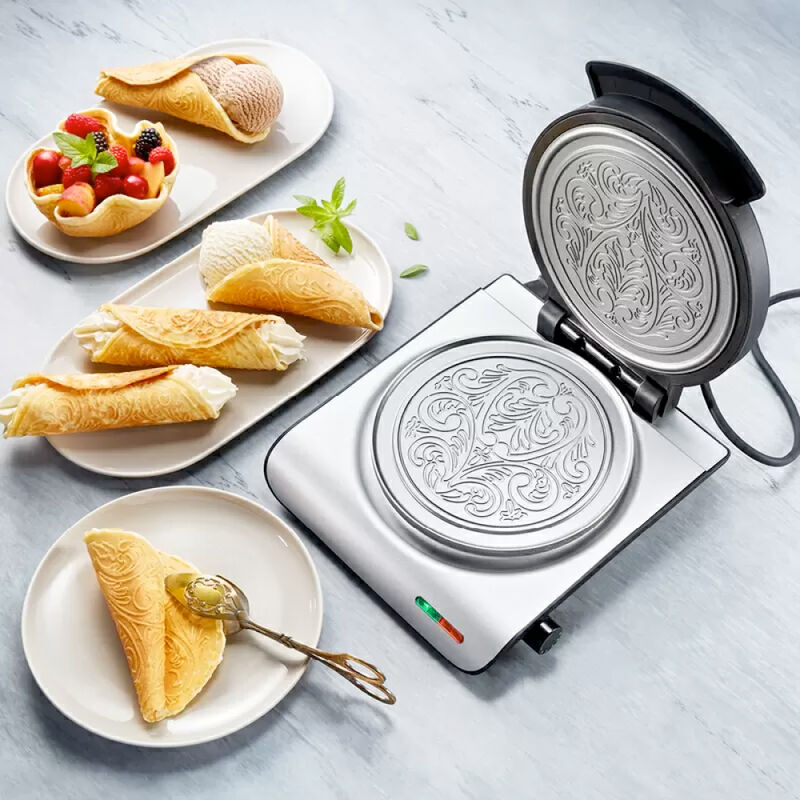 Norwegisches Krumkake-Waffeleisen Bild 2