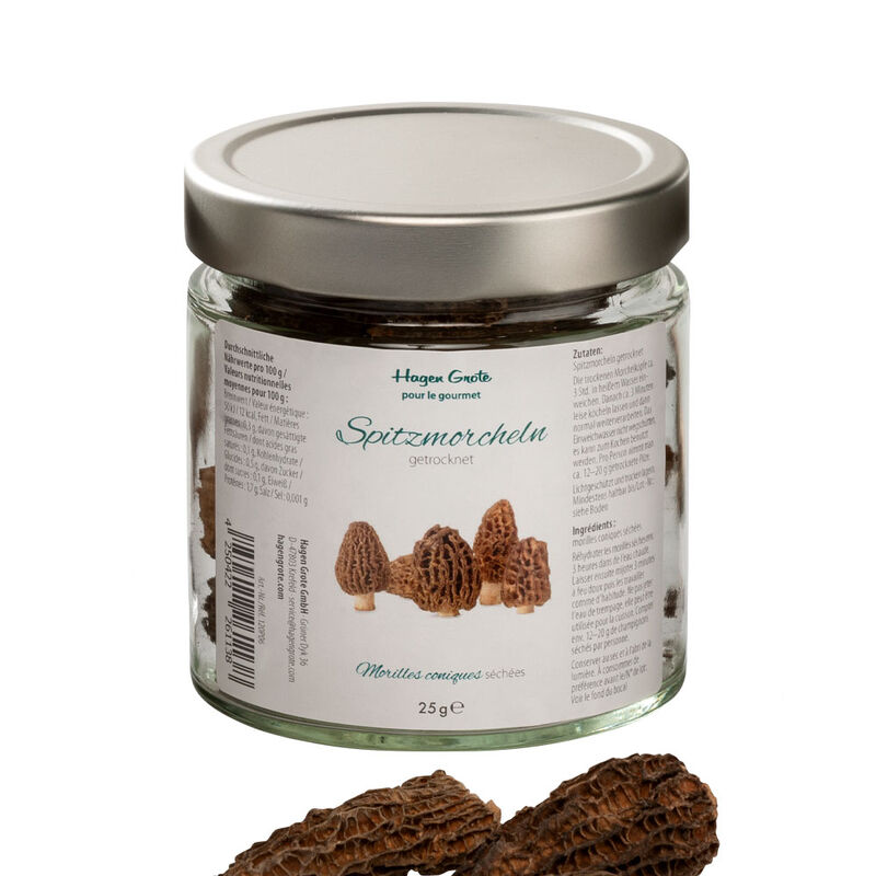 Gourmet-Spitzmorcheln in herausragender Spitzenqualit�t
