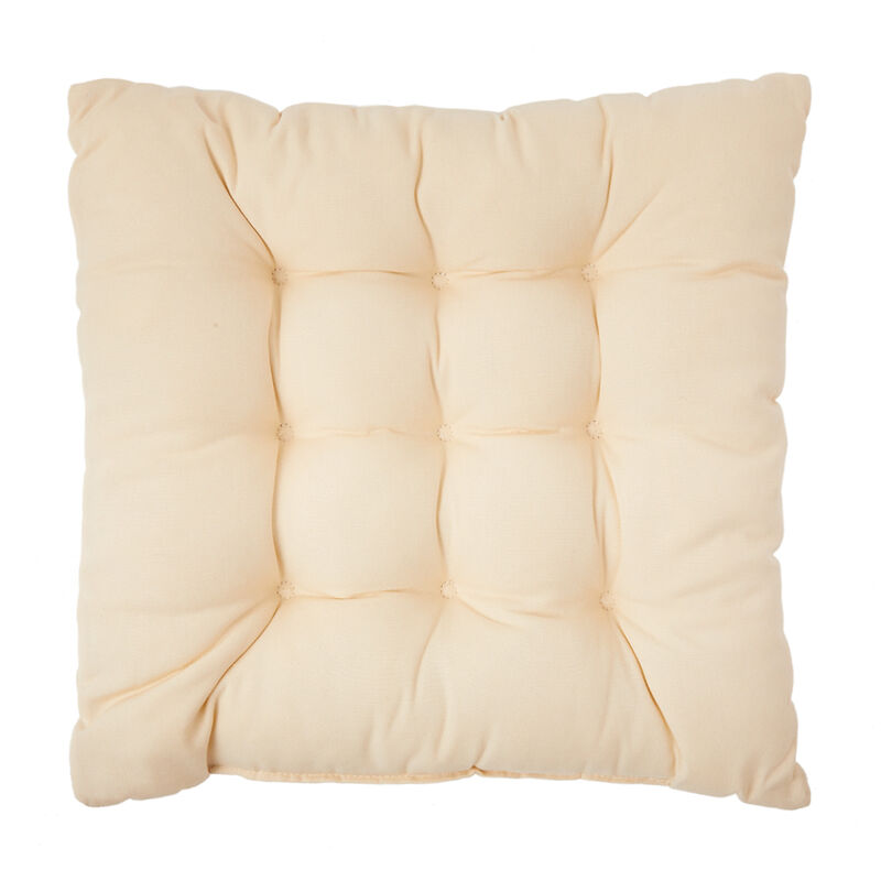 Strapazierf�hige Outdoor-Sitzkissen Uni Ecru