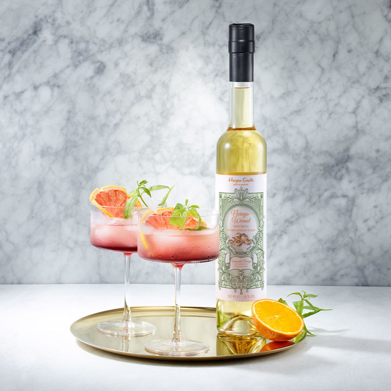K�stlich erfrischend: Wei�er Naranja-Wermut mit mallorquiner Orange