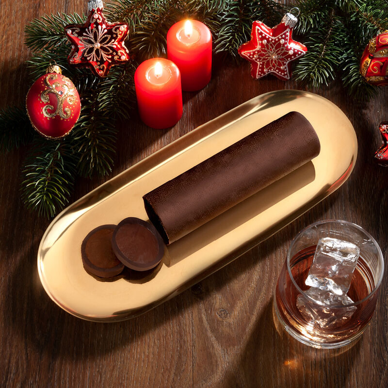 Schokoladen-Nougat mit schottischem Cardhu Whisky
