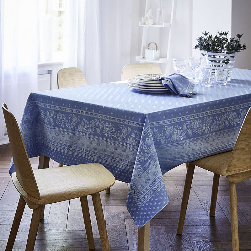 Tischdecke - Hochwertig jacquardgewebt statt bedruckt: Provenzalische Tischw�sche mit Fleckenschutz