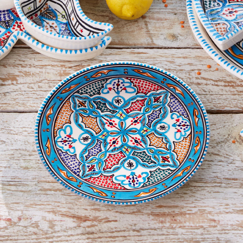Orientalische Salat- und Dessertteller