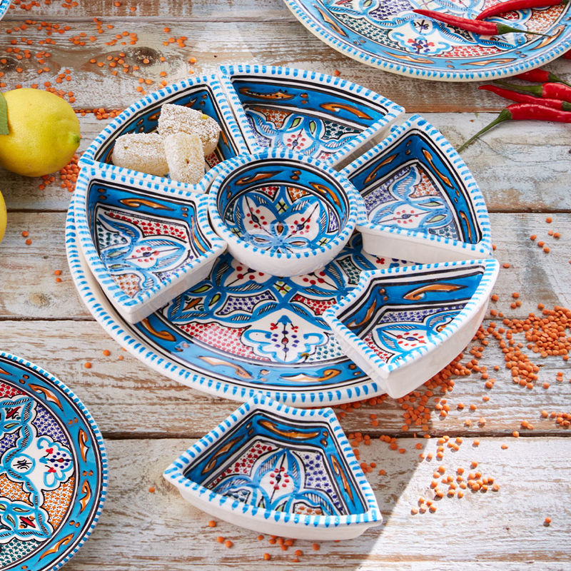 Orientalisches Servierset, 8-teilig