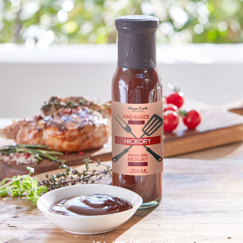 BBQ-Sauce Hickory zuckerreduziert