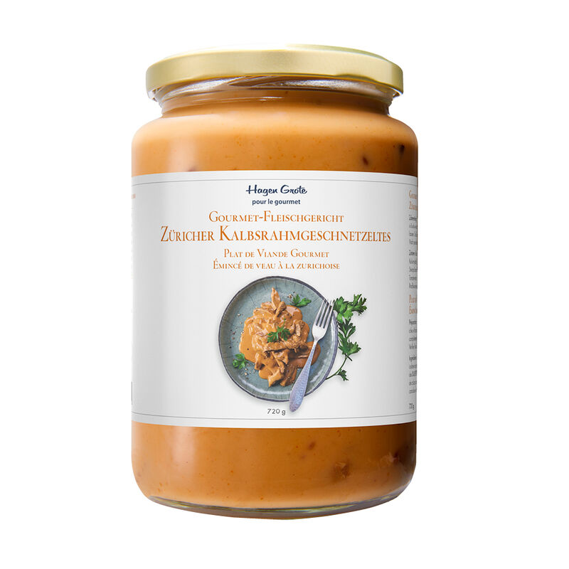Gourmet-Klassiker im Glas: Z�richer Rahmgeschnetzeltes minutenschnell zubereiten