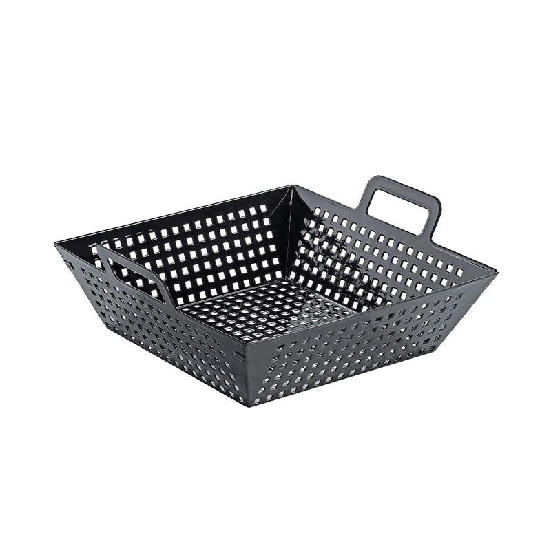 Grillkorb: Empfindliches Grillgut optimal grillen, tolles Raucharoma Bild 2