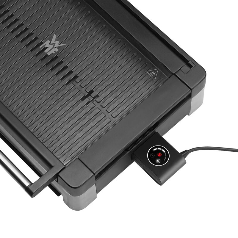 WMF-Glasdeckel-Tischgrill: Verhindert Fettspritzer, reduziert Ger�che, erzielt supersaftige Grillergebnisse Bild 5
