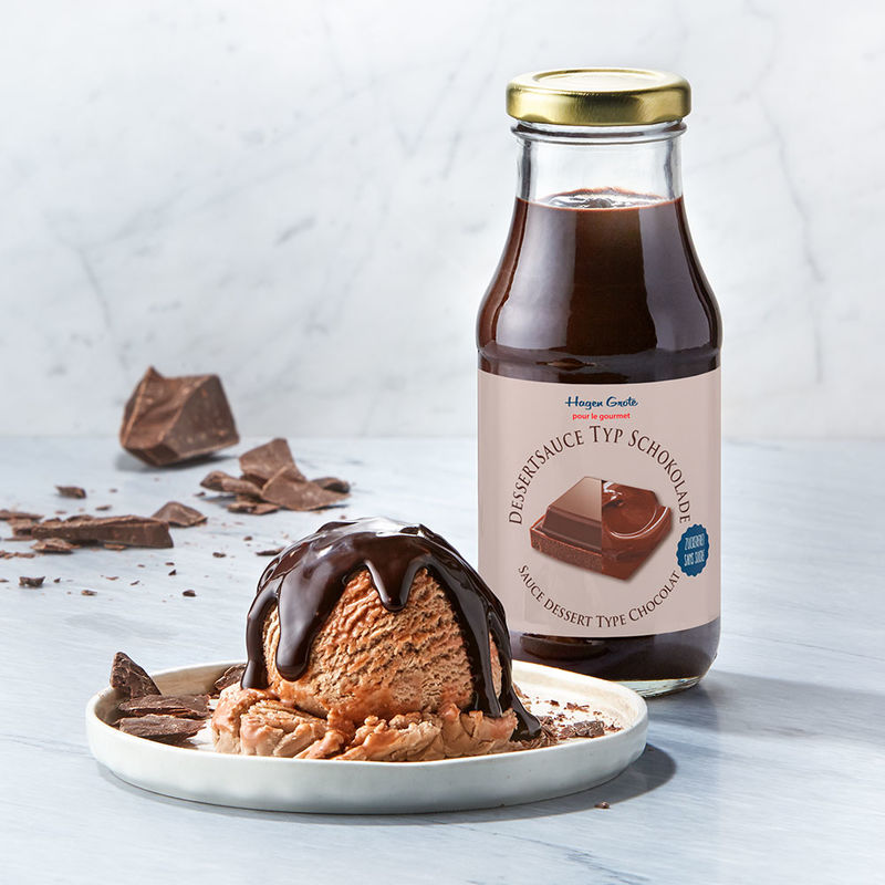 Dessertsauce Typ Schokolade ohne Haushaltszucker
