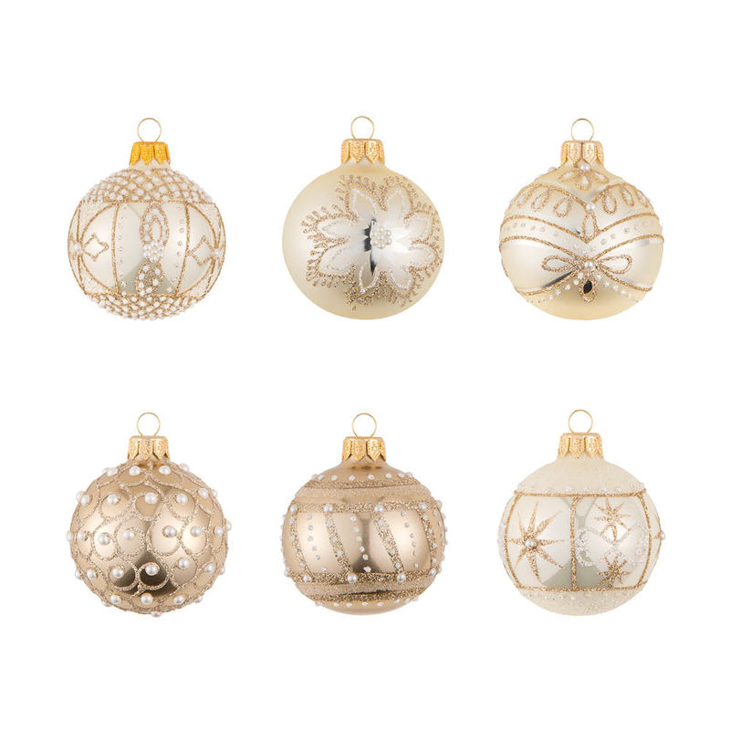Mundgeblasene Christbaumkugeln zum Kombinieren Bild 2