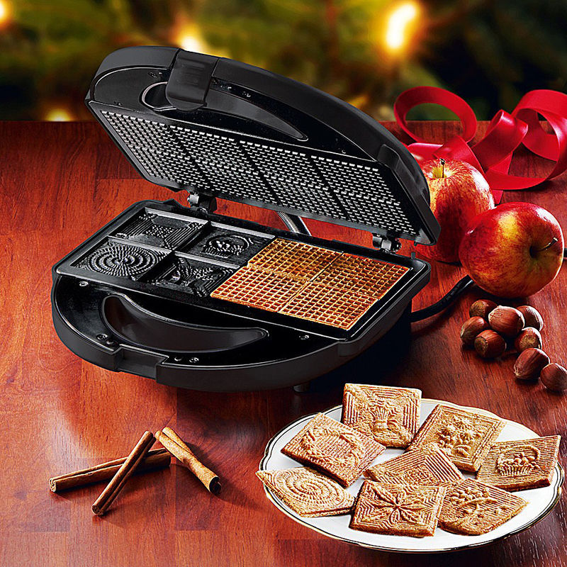 Spezial-Waffeleisen f�r hauchd�nne Zimtwaffeln