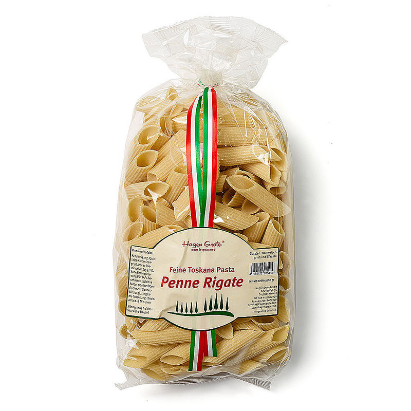 Traditionelle Toskana-Pasta: Penne Rigate