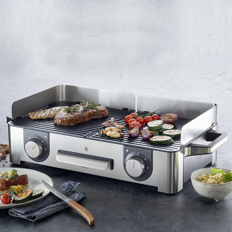 WMF Doppelfl�chen-Tischgrill: Scharf anbraten und mild garen gleichzeitig