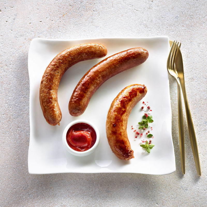 Erlesene Gourmet-Bratw�rste vom Wagyu-Rind, Iberico- und Klosterschwein