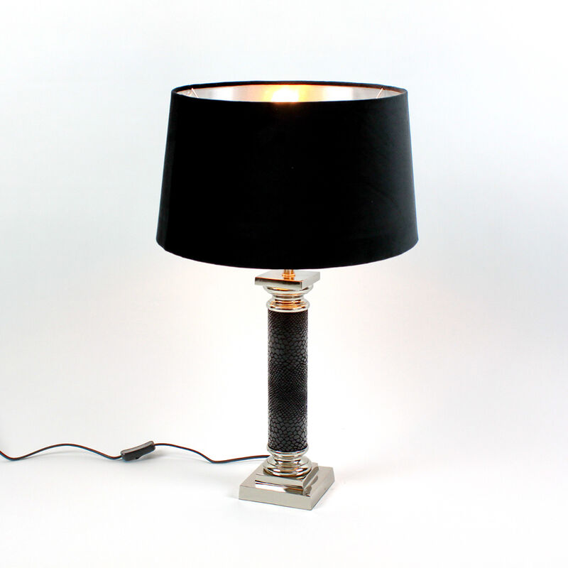 Edle Tischlampe mit modernem Reptil-Detail Bild 2