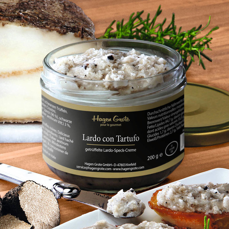 Getr�ffelte Lardo-Speck Creme