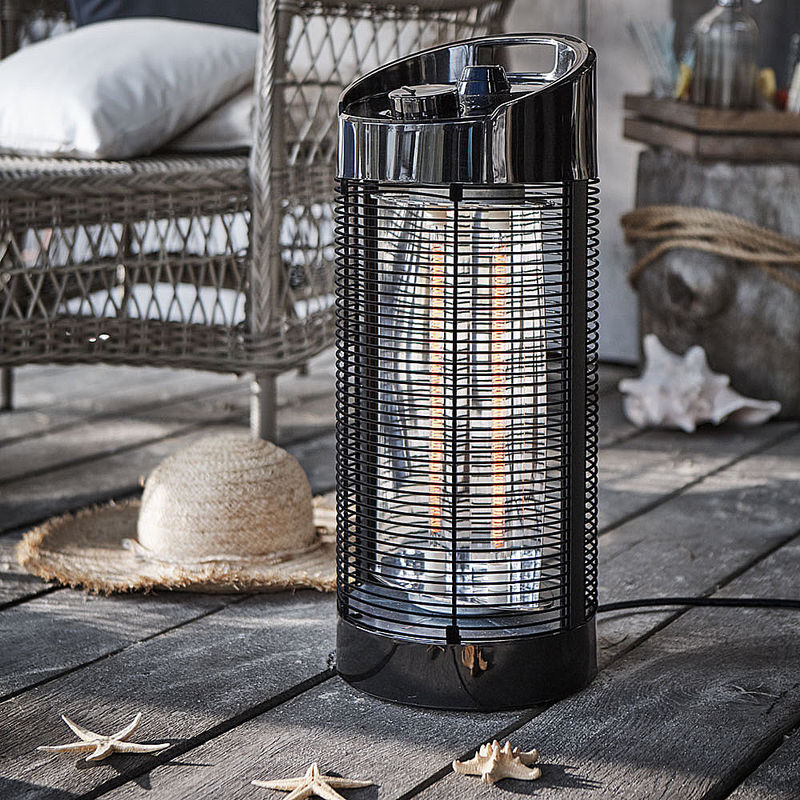 Elektro-Terrassenheizer erw�rmt mit rotierenden Infrarotreflektoren 12 m�