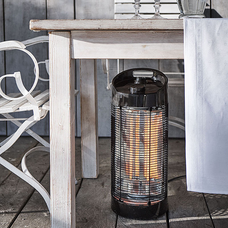Elektro-Terrassenheizer erw�rmt mit rotierenden Infrarotreflektoren 12 m� Bild 2