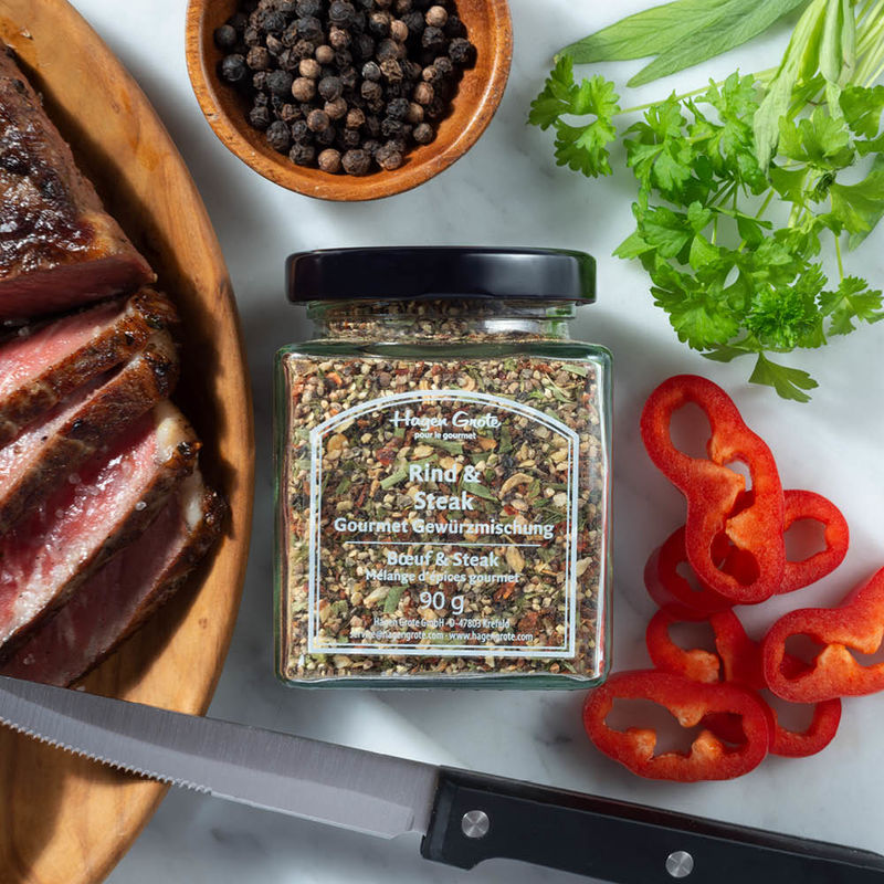 Gourmet Gew�rzmischung Rind & Steak aus Kr�utern und Gew�rzen weltbester Anbaugebiete Bild 2