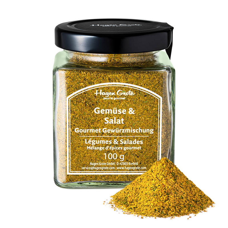  Gourmet Gew�rzmischung Gem�se & Salate aus Kr�utern und Gew�rzen weltbester Anbaugebiete
